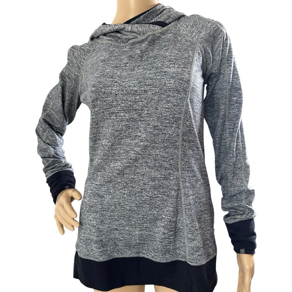 lululemon athletica Think Fast grey heathered hoodie 8